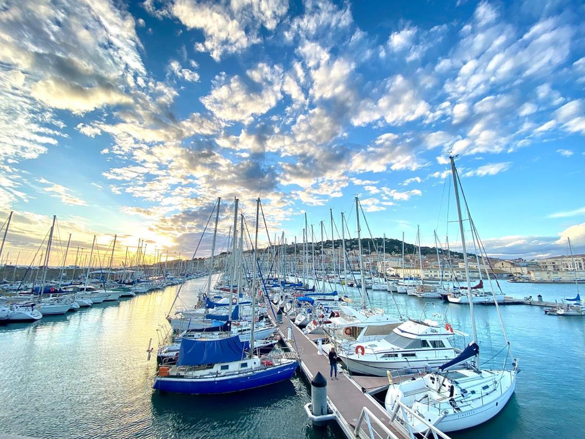 Escale Paisible A Sete, Belle Terrasse Vue Sur Mer ภายนอก รูปภาพ